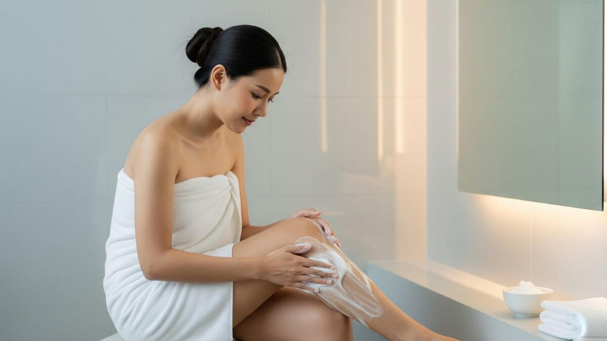 แว็กซ์น้ำผึ้ง Honey Wax Hair Removal สูตรธรรมชาติ วิธีทำ ข้อดี–ข้อเสีย และเคล็ดลับ 2025 6 การใช้แว็กซ์น้ำผึ้งทาผิวแล้วดึงออกเพื่อลอกขน