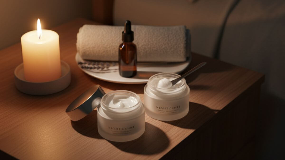 ครีมทาหน้ากลางคืน เลือกยังไงให้เหมาะกับผิว? พร้อมแนะนำ Night Cream ที่ดีที่สุดปี 2025 2 ครีมทาหน้ากลางคืน ฟื้นฟูผิวระหว่างนอนหลับ