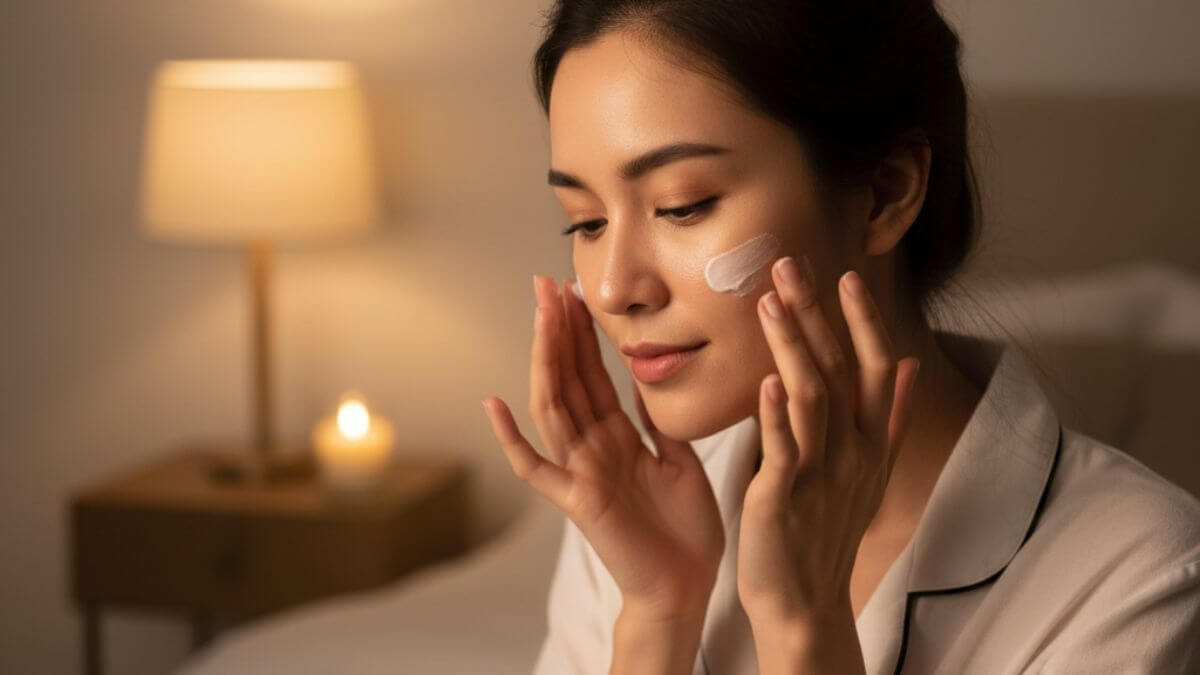 ครีมทาหน้ากลางคืน เลือกยังไงให้เหมาะกับผิว? พร้อมแนะนำ Night Cream ที่ดีที่สุดปี 2025 3 ประโยชน์ครีมทาหน้ากลางคืน บำรุงผิวให้แข็งแรง