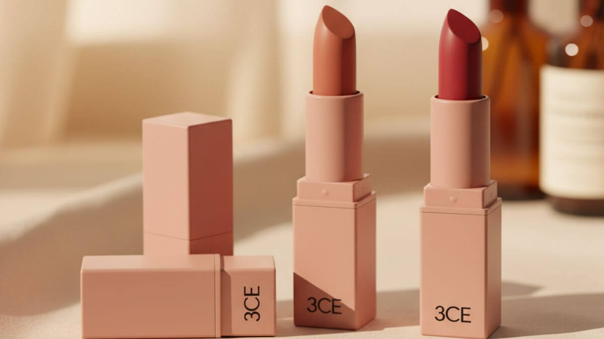 รีวิวลิป 3CE (Three Concept Eyes) ลิปสติกเกาหลีสุดฮิต สีสวยละมุน ใช้ง่ายทุกลุค 3 ลิป 3CE แพ็กเกจมินิมอลสวยหรู