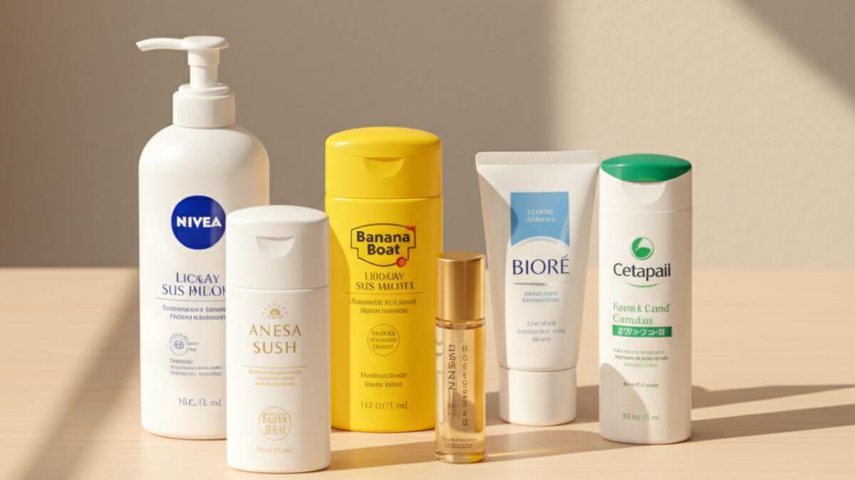 ครีมกันแดดทาตัว Body Sunscreen เลือกอย่างไรให้เหมาะกับผิว ปกป้องแดดได้จริง 5 รวมครีมกันแดดทาตัวยอดนิยมปี 2025