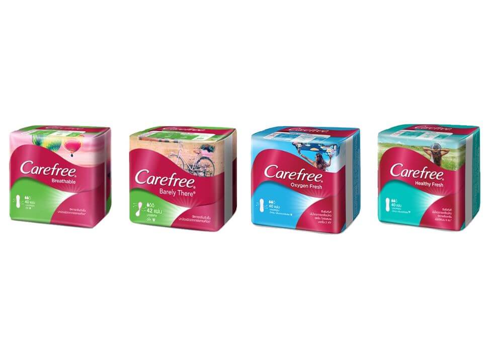 แผ่นอนามัย Pantyliner เพิ่มความมั่นใจในประจำวัน 2 แผ่นอนามัย