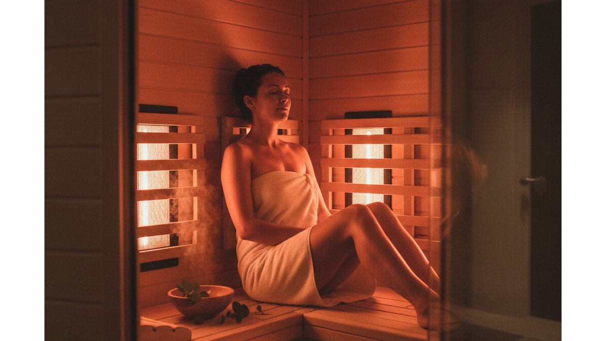 ซาวน่าอินฟราเรด Infrared Sauna ขับสารพิษ ช่วยกระตุ้นการไหลเวียนเลือด 2 111 1