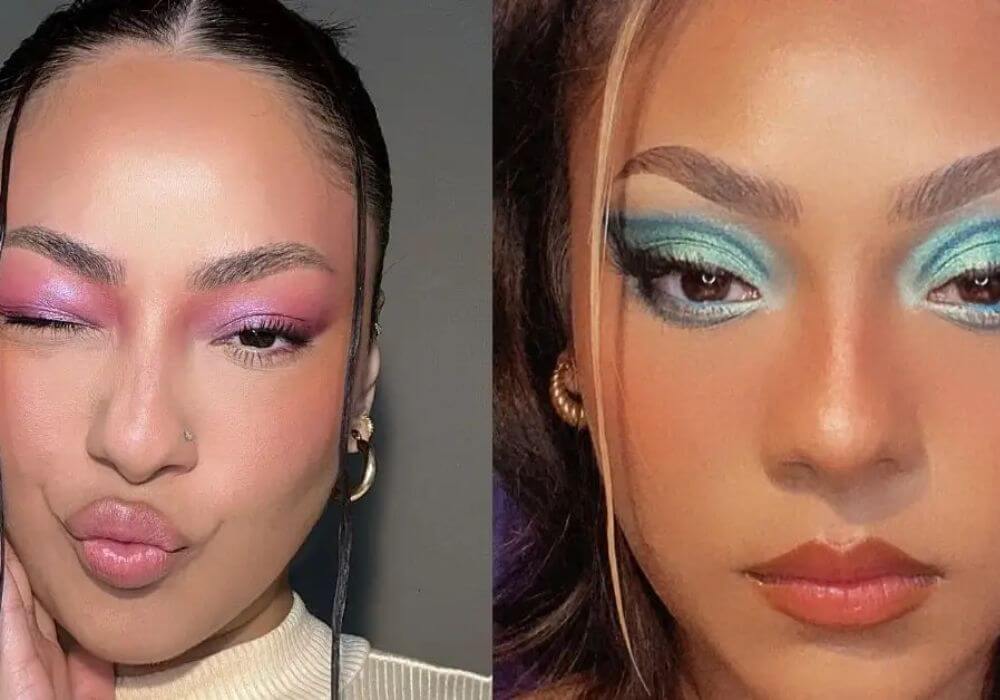 Y2K Makeup เทรนด์แฟชั่น แต่งหน้าแบบวิ้ง ๆ เงาฉ่ำวาว 2 Y2K Makeup