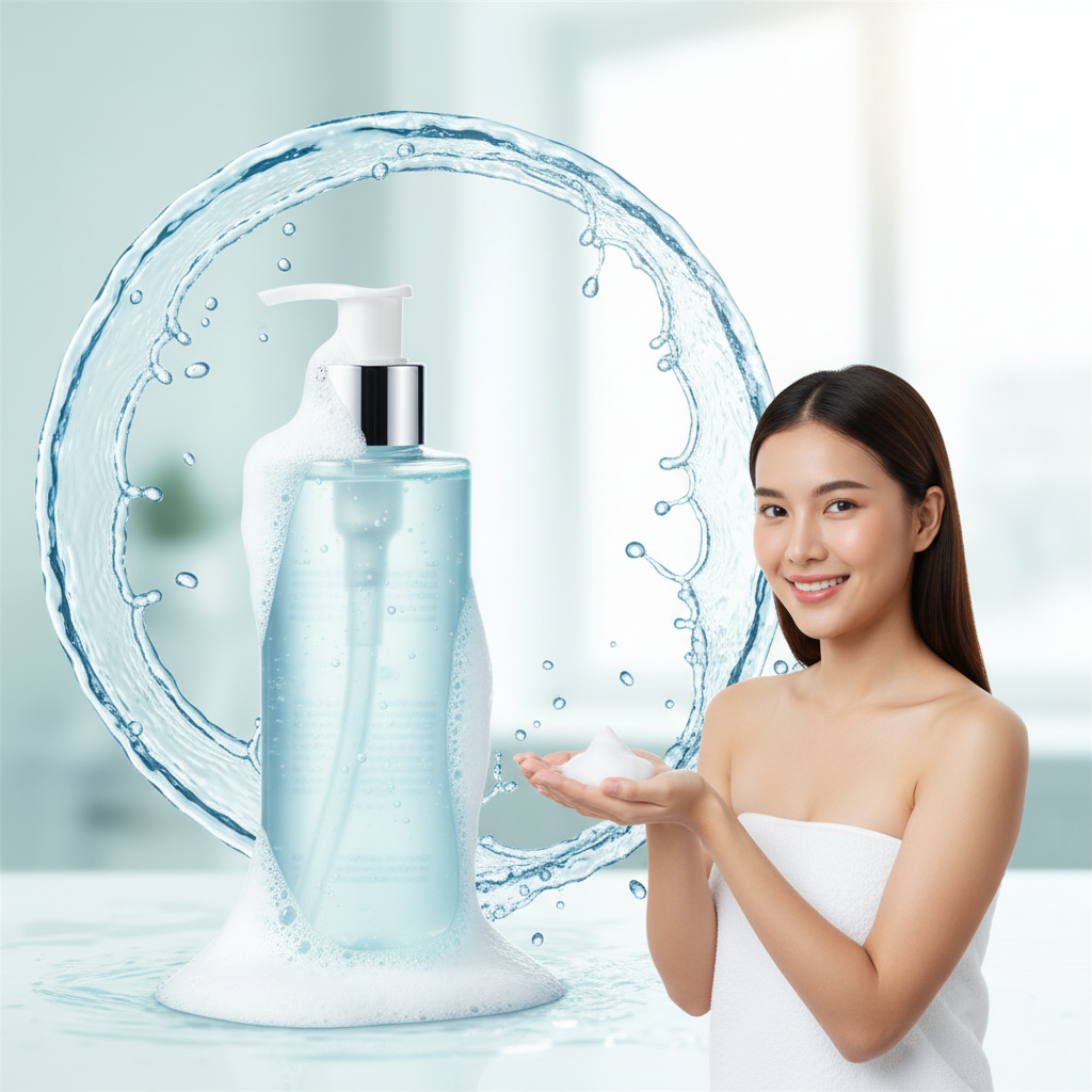 สบู่เหลวล้างหน้า Facial Liquid Cleanser อ่อนโยนเหมาะกับผิวแพ้ง่าย 3 cover