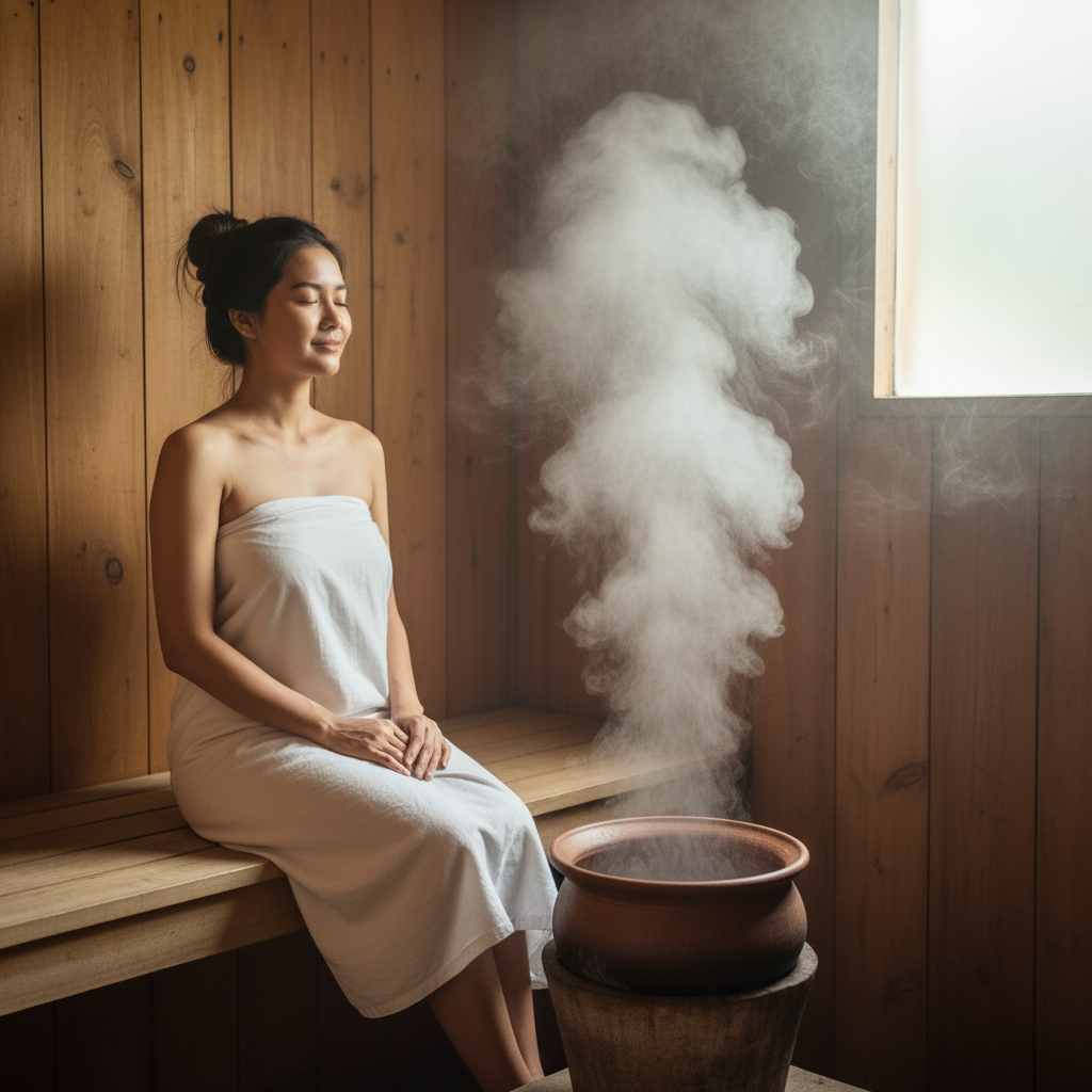 อบไอน้ำสมุนไพร Herbal Steam ช่วยขับของเสียออกทางเหงื่อ 3 suana