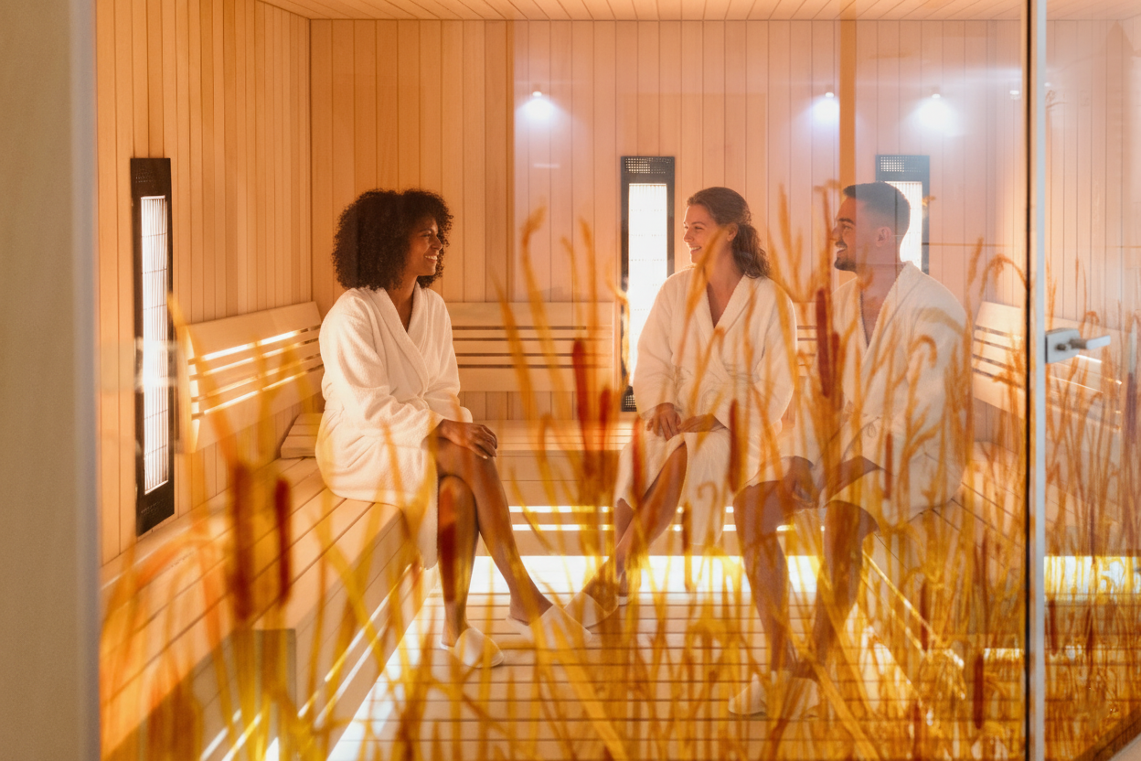 ซาวน่าอินฟราเรด Infrared Sauna ขับสารพิษ ช่วยกระตุ้นการไหลเวียนเลือด 3 whatissuana