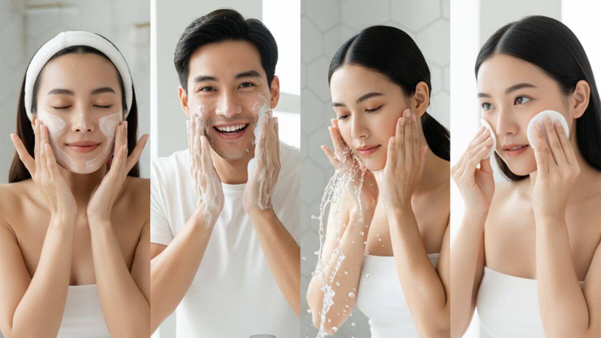 ครีมล้างหน้า (Cream Cleanser) ทางเลือกอ่อนโยนสำหรับผิวแห้งและแพ้ง่าย 4 เปรียบเทียบประเภทของคลีนเซอร์และครีมล้างหน้าแต่ละแบบ
