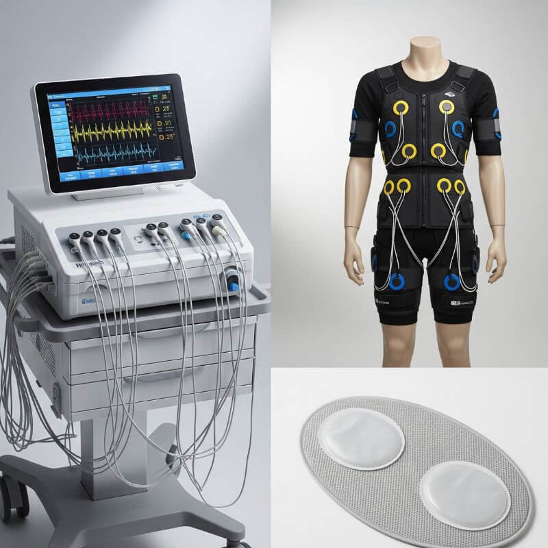 การกระตุ้นกล้ามเนื้อด้วยไฟฟ้า Electrical Muscle Stimulation หรือ EMS 5 ประเภทของเครื่อง EMS