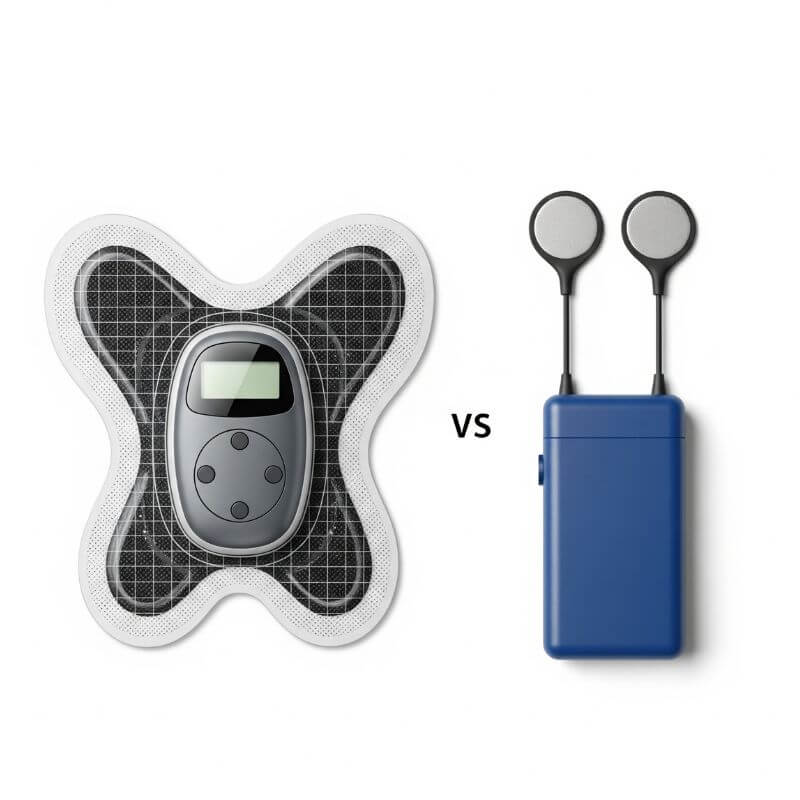 การกระตุ้นกล้ามเนื้อด้วยไฟฟ้า Electrical Muscle Stimulation หรือ EMS 9 เปรียบเทียบ EMS vs TENS