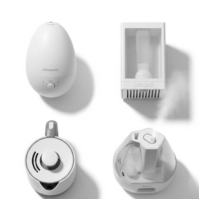 เครื่องพ่นไอน้ำหลายประเภท เปรียบเทียบการใช้งาน