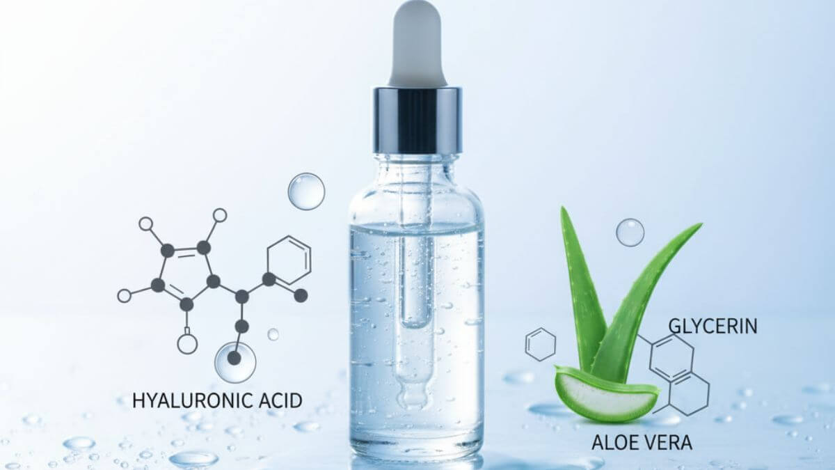 เซรั่มผิวชุ่มชื้น Hydrating Serum ตัวช่วยผิวอิ่มฟู ดูสุขภาพดี ปี 2025 4 ส่วนผสมเซรั่มผิวชุ่มชื้น Hyaluronic Acid และ Aloe Vera