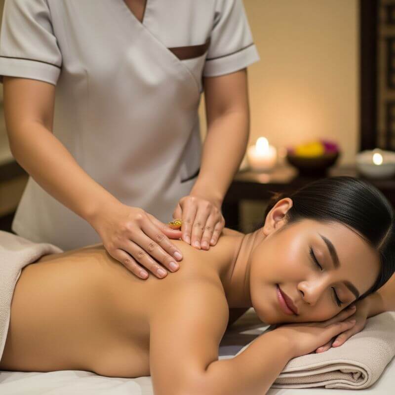 นวดอโรม่า (Aroma Massage) ดีอย่างไร? วิธีนวด ข้อควรรู้ และประโยชน์ 2025 3 จุดเด่นนวดอโรม่า อ่อนโยน ผ่อนคลายด้วยน้ำมันหอมระเหย