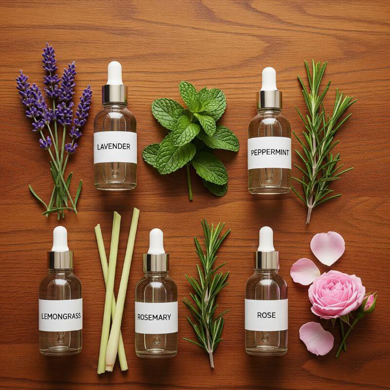 นวดอโรม่า (Aroma Massage) ดีอย่างไร? วิธีนวด ข้อควรรู้ และประโยชน์ 2025 5 น้ำมันหอมระเหยยอดนิยมสำหรับการนวดอโรม่า