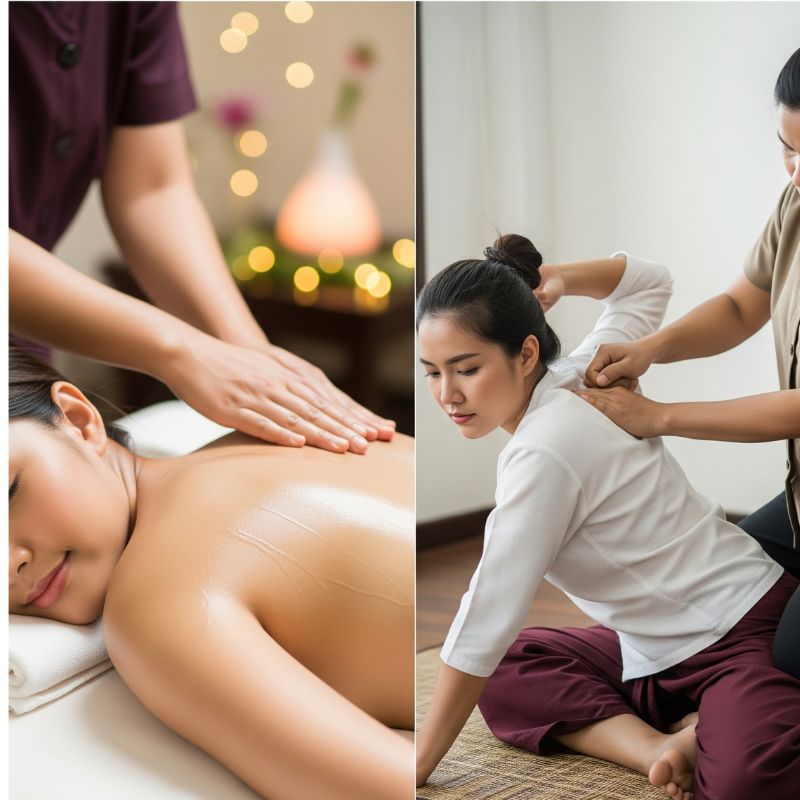 นวดอโรม่า (Aroma Massage) ดีอย่างไร? วิธีนวด ข้อควรรู้ และประโยชน์ 2025 7 เปรียบเทียบนวดอโรม่าและนวดไทย