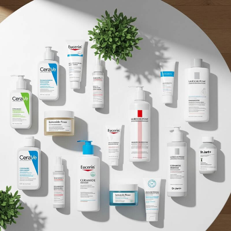 เซราไมด์ Ceramide ไขมันดีจากธรรมชาติ 5 ผลิตภัณฑ์เซราไมด์ยอดนิยม เช่น CeraVe, Eucerin, Dr. Jart+