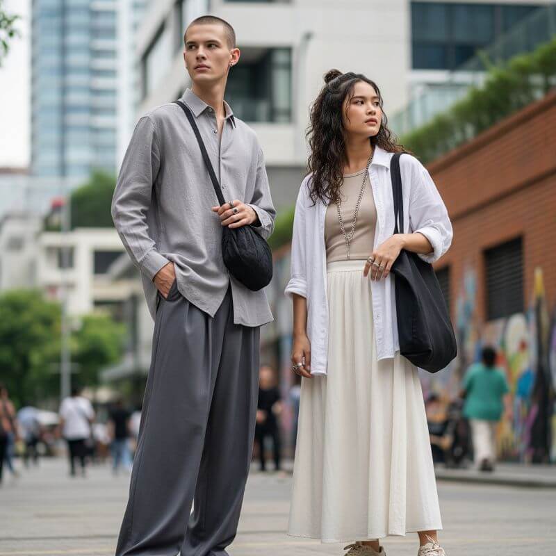 Fluid Fashion เทรนด์แฟชั่นที่ไม่ยึดติดเพศ 5 ไอเดียแต่งตัวสไตล์ Fluid Fashion สำหรับทุกเพศ