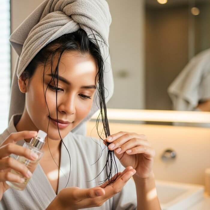 Hair Essence เคล็ดลับผมสวยสุขภาพดีที่คุณควรรู้ 7 วิธีใช้ Hair Essence หลังสระผม