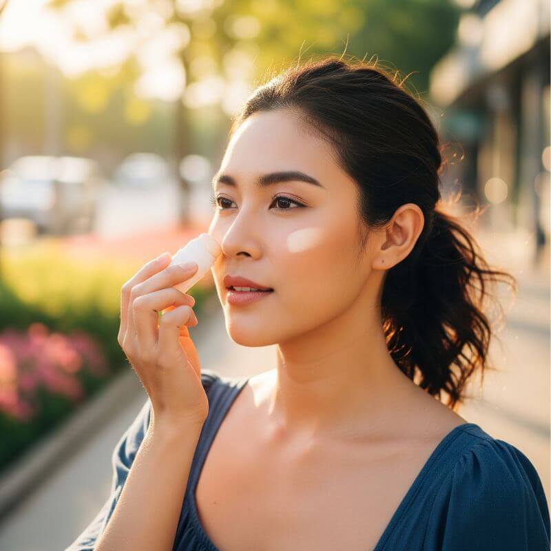 กันแดดแบบแท่ง (Sun Stick) คืออะไร? ดีไหม วิธีใช้ + รุ่นแนะนำปี 2025 5 วิธีใช้กันแดดแบบแท่งทาทับเมคอัพ