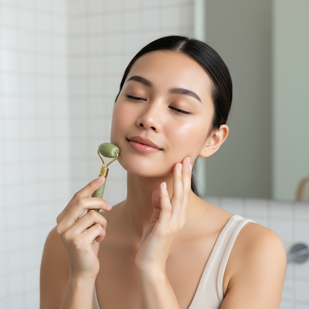 ลูกกลิ้งหินหยก เป็นหินธรรมชาติที่มีพลังเย็นในตัว 5 how to use1