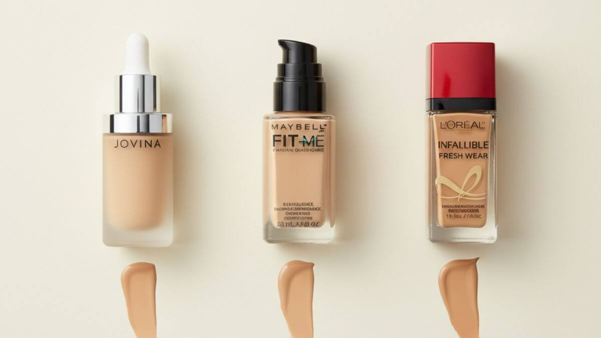 รองพื้น Jovina แบรนด์ไทยคุณภาพดีที่กำลังมาแรง 9 เปรียบเทียบรองพื้น Jovina กับ Maybelline และ L'Oréa
