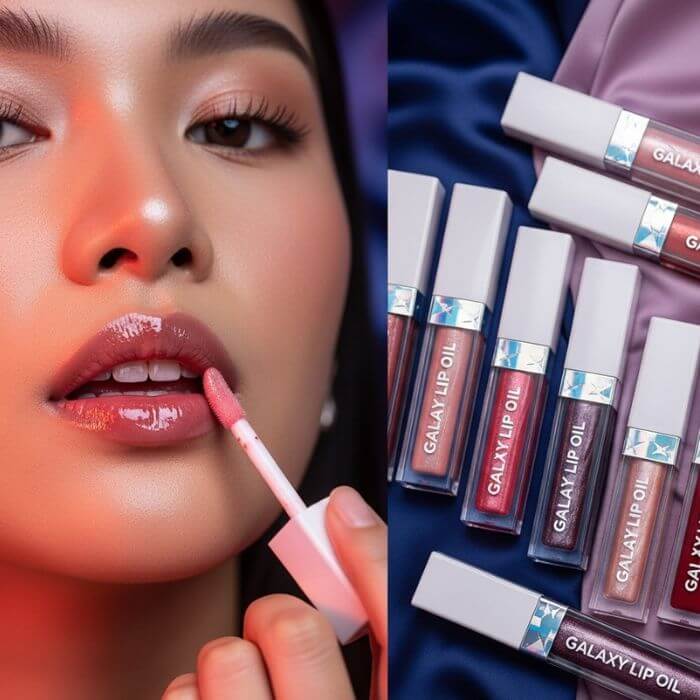 Lip Oil Galaxy รีวิว จุดเด่น เฉดสี และวิธีเลือกให้เหมาะกับคุณ 7 วิธีเลือก Lip Oil Galaxy ให้เข้ากับโทนผิว