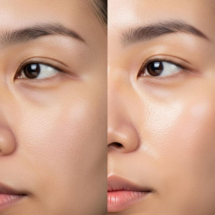มาส์กชีท (Sheet Mask) คืออะไร? ประโยชน์ วิธีใช้ ประเภท รีวิว และคำแนะนำฉบับครบจบในบทความเดียว 4 ผลลัพธ์ก่อนและหลังใช้มาส์กชีทบนใบหน้าหญิงไทย