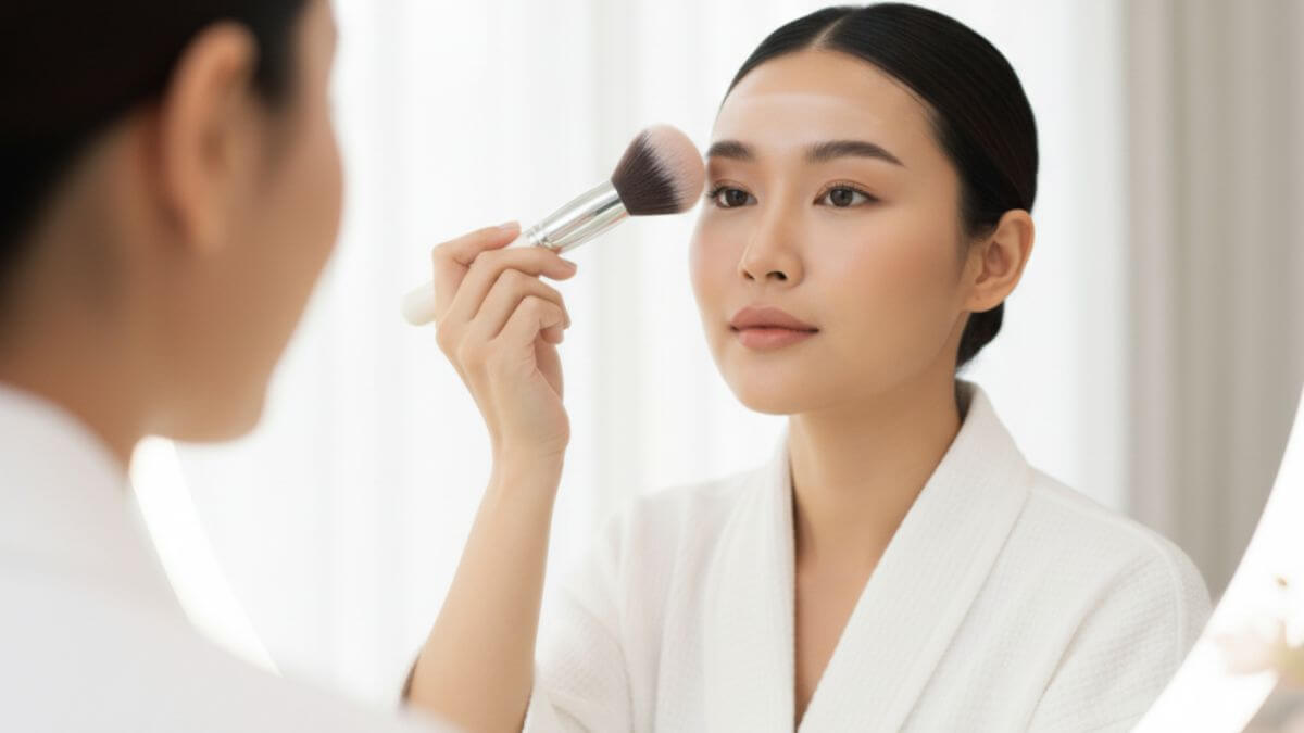 แป้ง Translucent คืออะไร วิธีใช้ให้ผิวแมตต์ไม่มันทั้งวัน 4 วิธีใช้แป้งโปร่งแสงเพื่อคุมมันและล็อกเมคอัพ