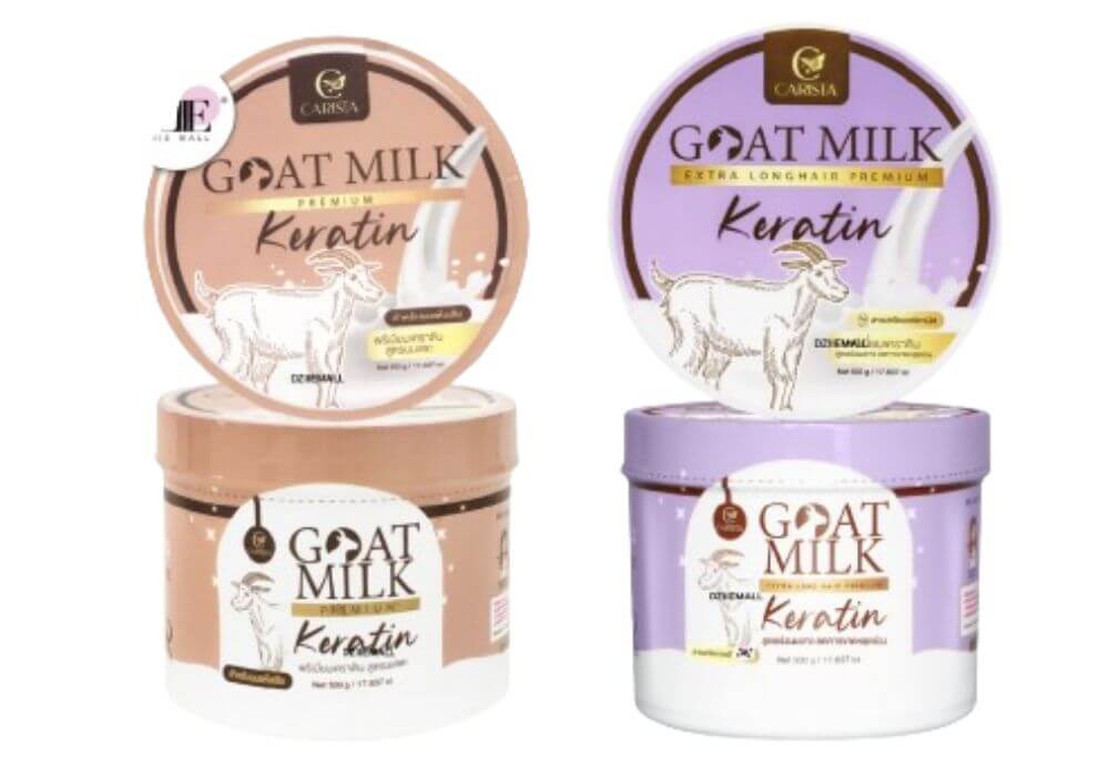เคราตินนมแพะ (Goat Milk Keratin) ดีไหม? ฟื้นผมเสียให้นุ่มลื่น วิธีใช้ เปรียบเทียบ และข้อควรรู้ 2 เคราตินนมแพะ
