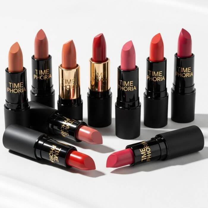 ลิป Time Phoria (ไทม์ฟอเรีย) รีวิว จุดเด่น สีที่แนะนำ และการเปรียบเทียบ 3 ลิป Time Phoria คืออะไร รีวิวลิปคุณภาพสำหรับสาวไทย