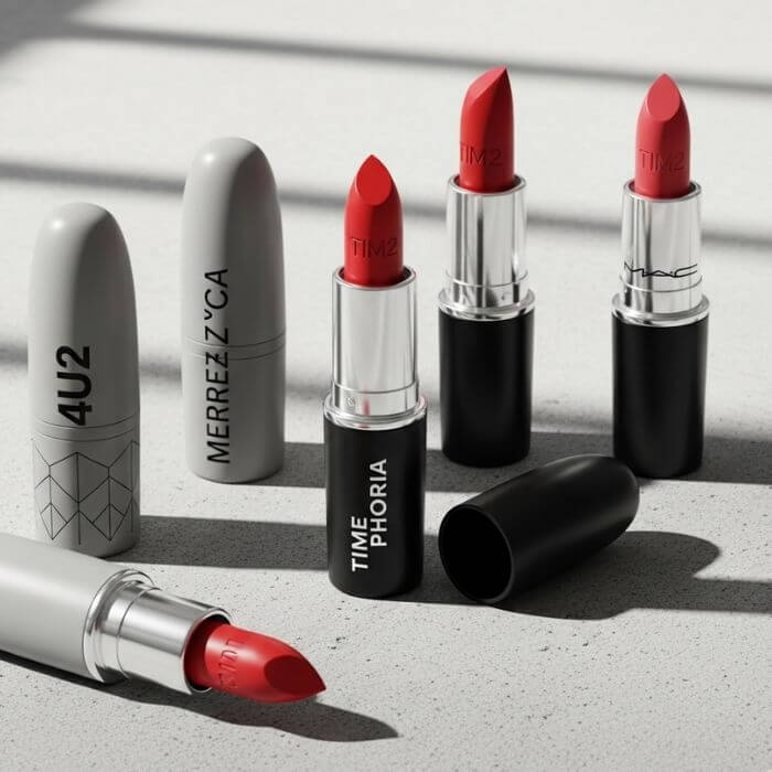 ลิป Time Phoria (ไทม์ฟอเรีย) รีวิว จุดเด่น สีที่แนะนำ และการเปรียบเทียบ 9 เปรียบเทียบลิป Time Phoria กับแบรนด์ดัง 4U2 Merrezca MAC