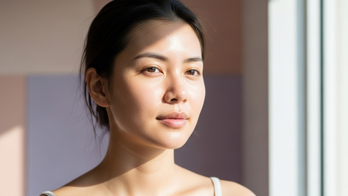 ผิวกระจ่างใสทันทีหลังใช้กันแดดแบบ Tone-Up
