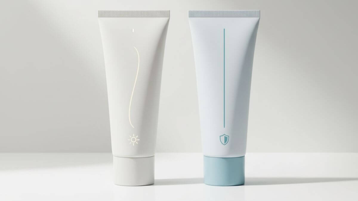 ครีมบำรุงผสมกันแดด 2-in-1 ใช้แทนครีมสองขั้นตอนได้จริงไหม? 6 ภาพหลอดครีมเปรียบเทียบครีมบำรุงผสมกันแดดกับครีมกันแดดแยก