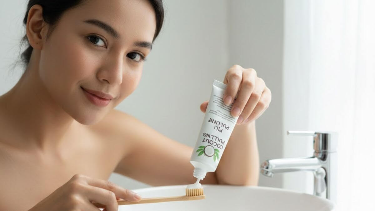 ยาสีฟันน้ำมันมะพร้าวสูตร Oil Pulling คืออะไร ทำงานอย่างไร เลือกแบบไหนดี 2 ยาสีฟันน้ำมันมะพร้าวสูตร Oil Pulling ลดกลิ่นปากและคราบพลัคอย่างอ่อนโยน
