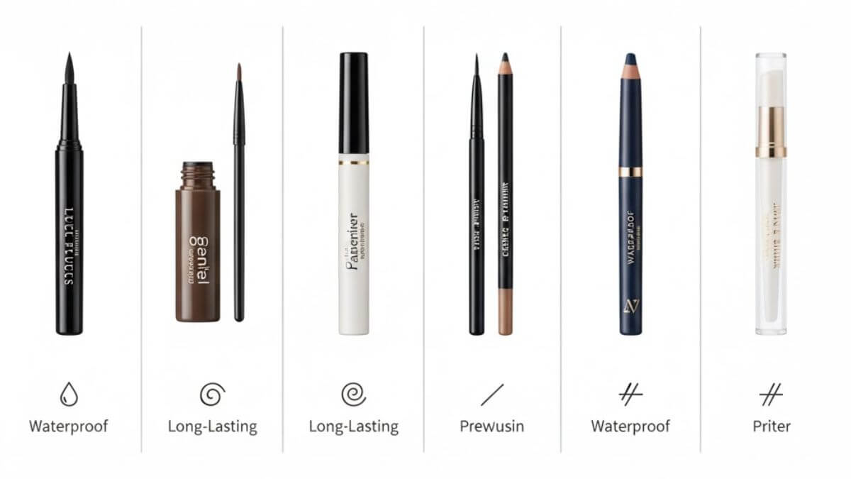 รีวิวอายไลเนอร์แบรนด์ญี่ปุ่น เขียนลื่น สีชัด ติดทนทั้งวัน 8 เปรียบเทียบคุณสมบัติอายไลเนอร์ญี่ปุ่นแต่ละรุ่น