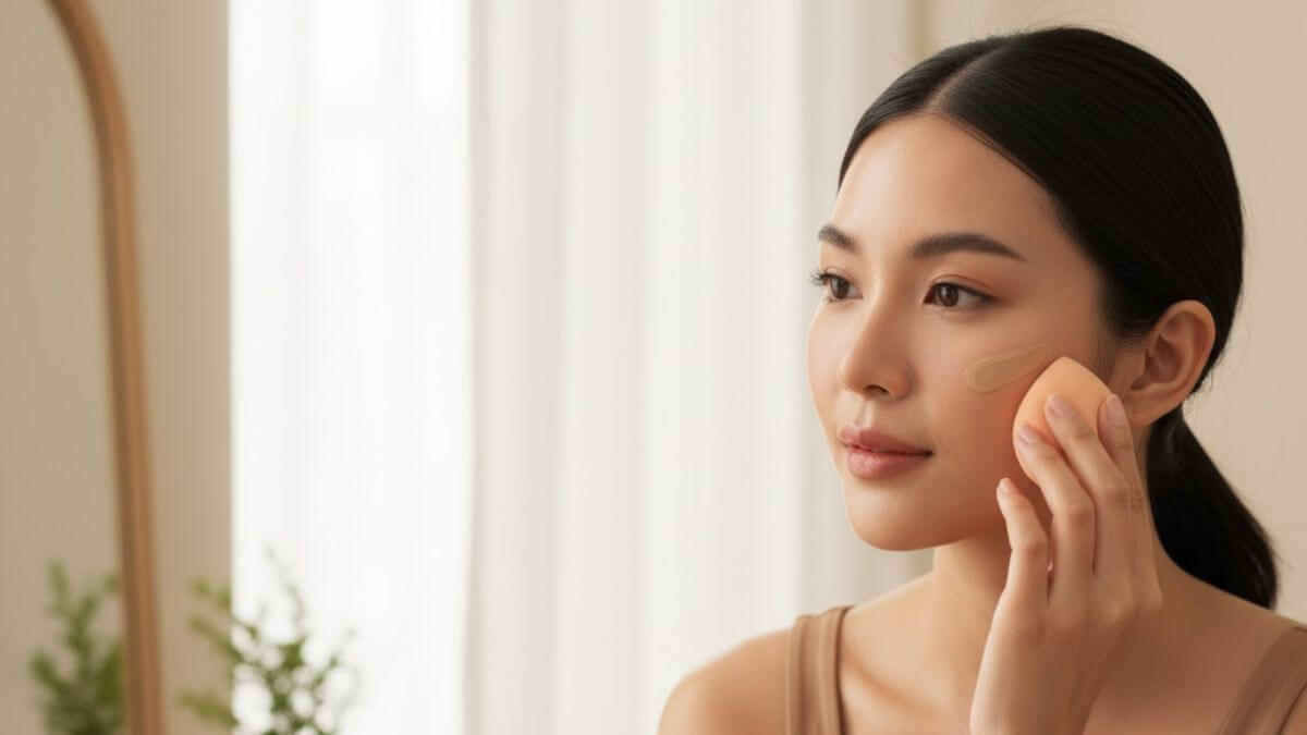 ทำไมรองพื้นไม่ติดหน้า? พร้อมวิธีแก้ให้เนียนสวยทั้งวัน 2 ปัญหารองพื้นไม่ติดหน้า วิธีแก้ให้เมกอัพติดทนทั้งวัน