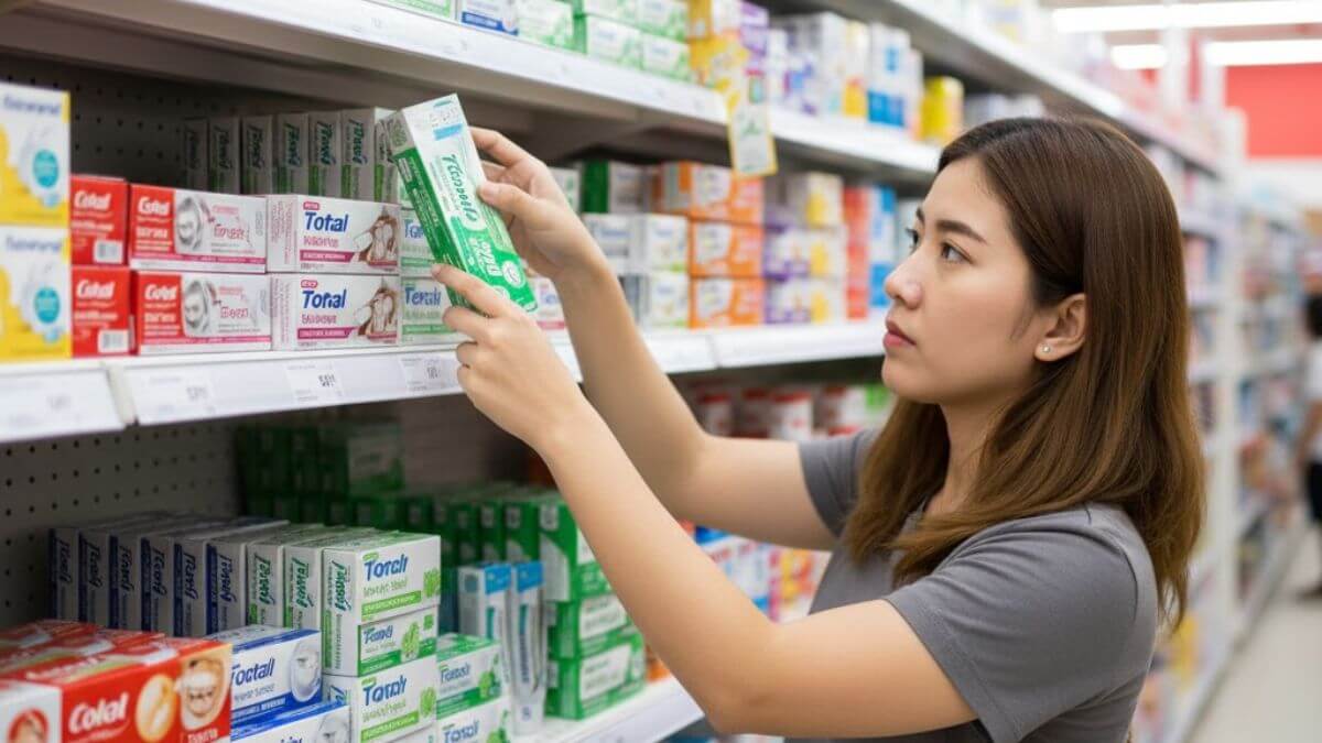 รีวิวยาสีฟันฟันขาว ตัวเด็ดที่ช่วยลดคราบเหลืองได้จริง ปี 2025 7 คนไทยเลือกยาสีฟันฟันขาวในร้านค้า