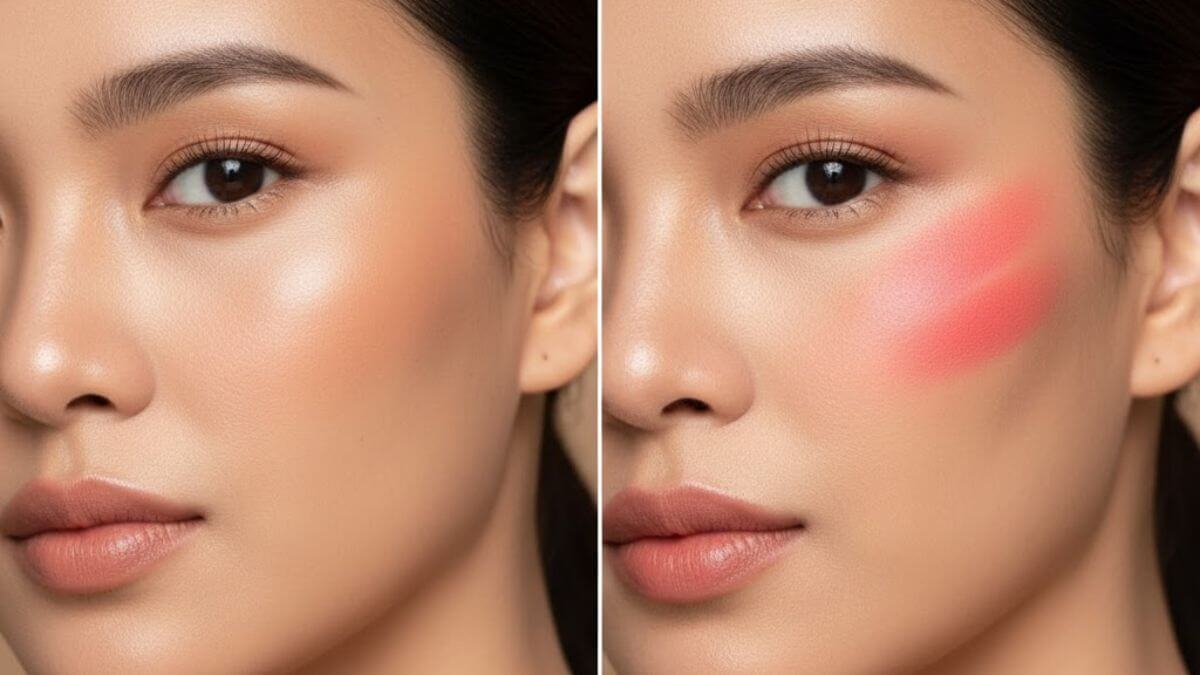 บลัชออนโทนสีนู้ดที่เข้าได้กับทุกสีผิว ปัดแล้วแก้มดูสุขภาพดี 8 เปรียบเทียบบลัชโทนนู้ดและโทนสีสดบนผิวคนไทย
