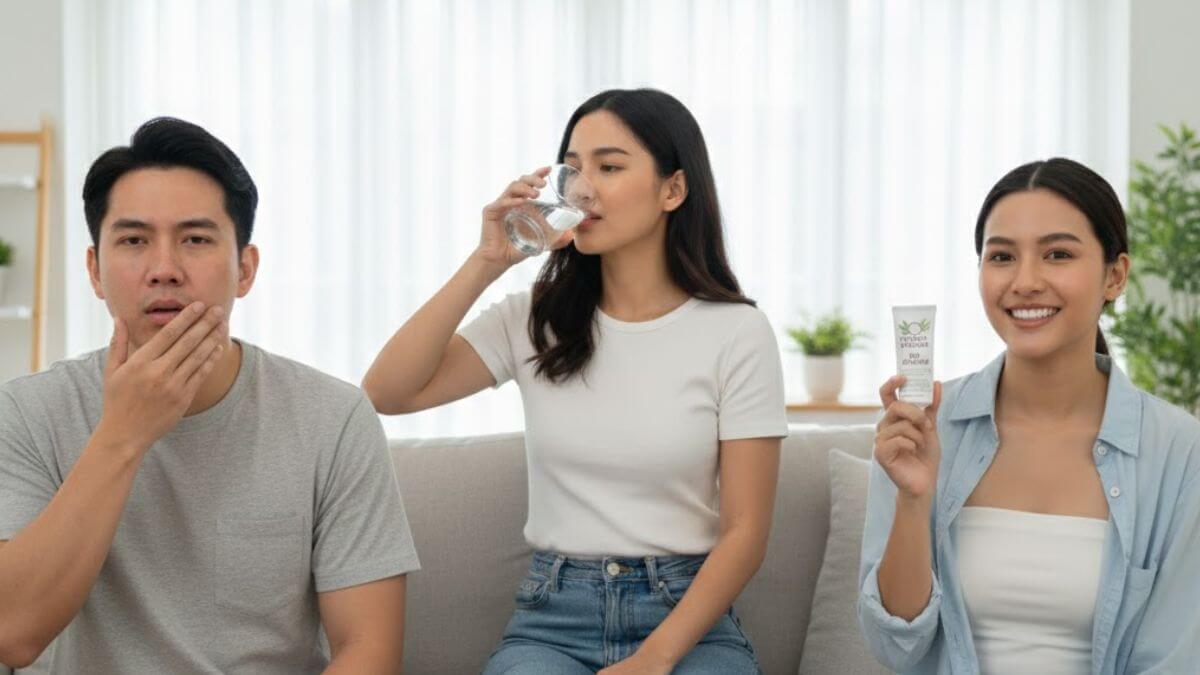 ยาสีฟันน้ำมันมะพร้าวสูตร Oil Pulling คืออะไร ทำงานอย่างไร เลือกแบบไหนดี 6 กลุ่มคนปากแห้งมีกลิ่นปากที่เหมาะกับยาสีฟันน้ำมันมะพร้าวสูตร Oil Pulling