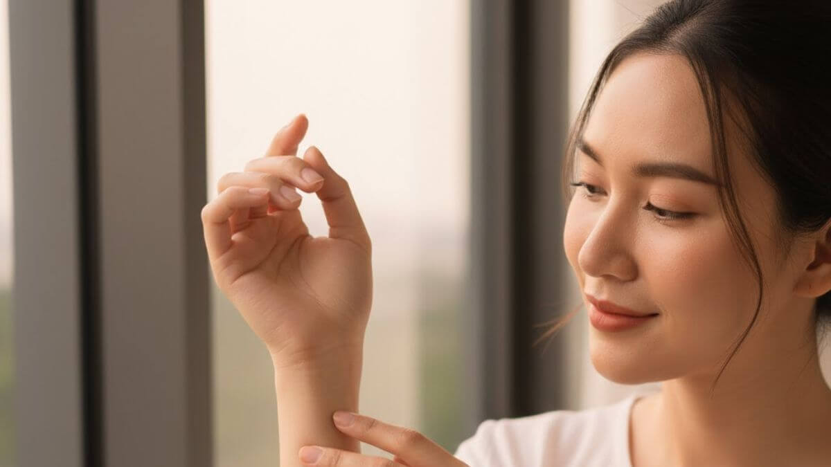 โลชั่นผิวขาวช่วยให้ผิวดูใสจากความชุ่มชื้น