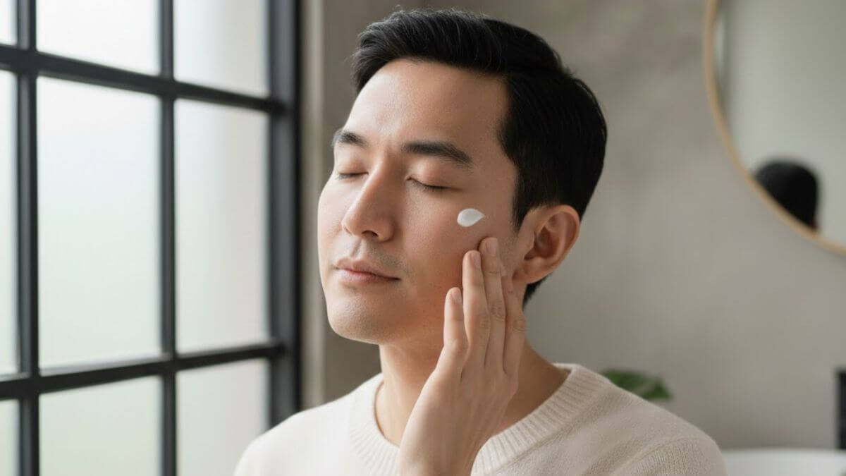 ครีมบำรุงหน้าหนาวสำหรับผู้ชาย ตัวไหนช่วยลดผิวขาดน้ำได้จริง? 7 วิธีทาครีมบำรุงหน้าหนาวของผู้ชายให้ผิวชุ่มชื้นยาวนาน