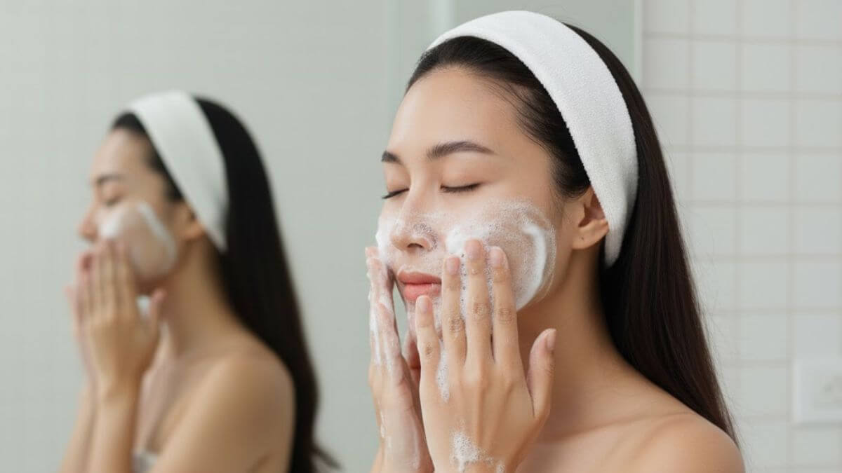 โฟมล้างหน้าสูตรอ่อนโยนสำหรับคนเป็นสิวง่าย 8 วิธีล้างหน้าอย่างอ่อนโยนสำหรับคนเป็นสิวง่าย